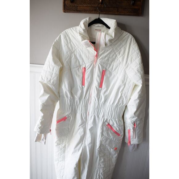 Free People Movement All Prepped Ski Suit White XL MISSING HOOD - Picture 4 of 7